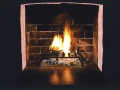 Toba Khedoori, Untitled (Black fireplace) detail