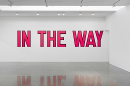 Lawrence Weiner - In the Way