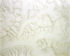 Toba Khedoori, Untitled (Mountains) detail